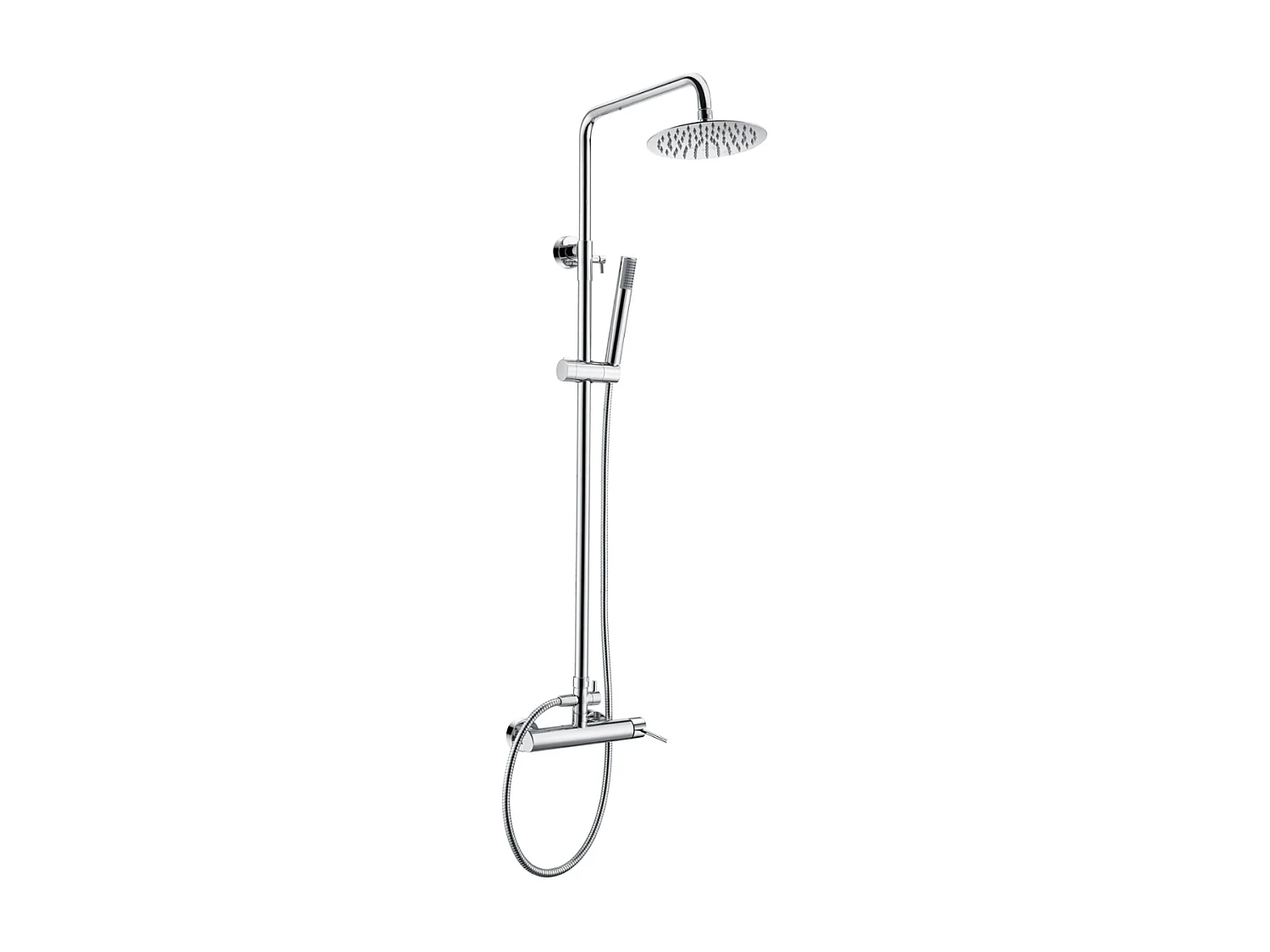 Colonne de Douche Anti-Calcaire Chrome MILOS STICK BDYS045