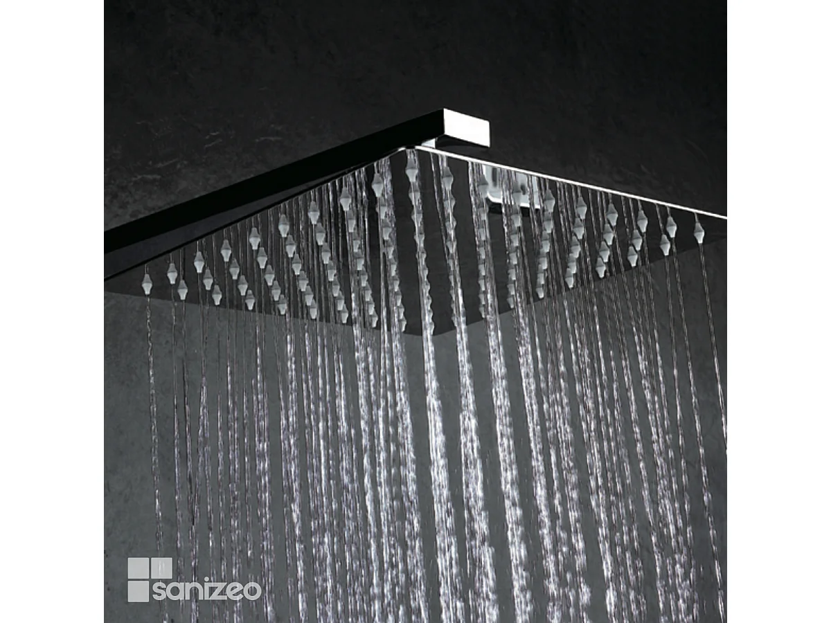 Colonne de Douche Encastrée chromé anti-calcaire - Design Moderne et Économie d'eau - Kit Complet CIES IMEX