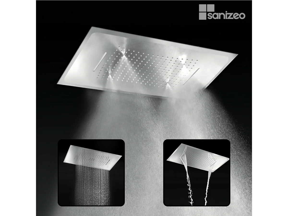 Colonne de Douche Encastrée chromé anti-calcaire - Design Moderne et Économie d'eau - Kit Complet SUMATRA IMEX