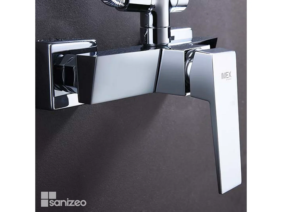 Colonne de Douche chromé anti-calcaire - Design Moderne et Économie d'eau - Kit Complet ART IMEX