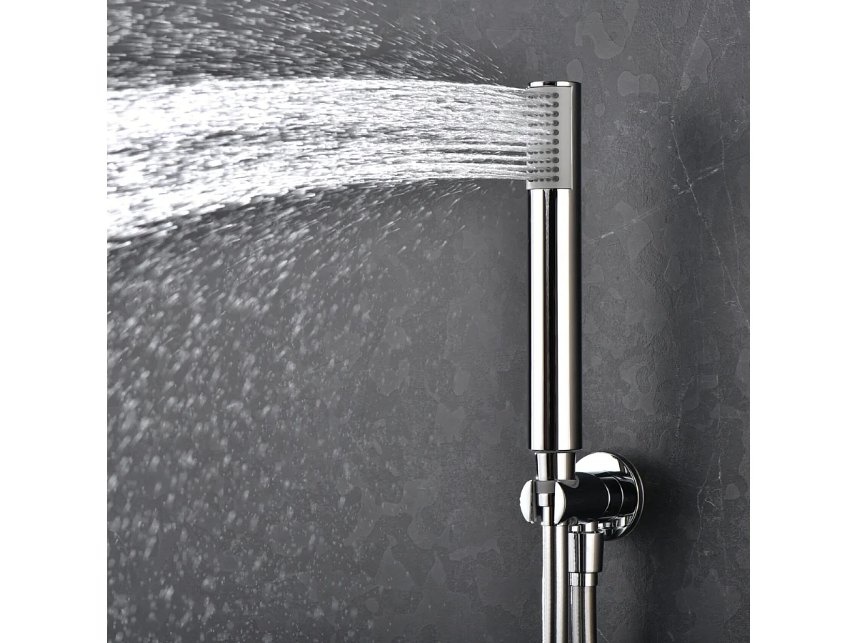 Colonne de Douche Encastrée Thermostatique  Anti-Calcaire Chrome IMEX MONZA GTM039