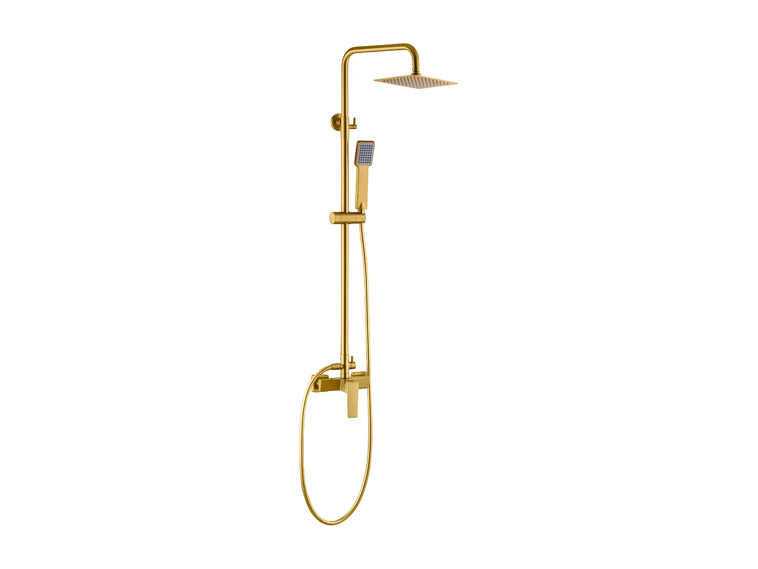 Colonne de Douche avec Mitigeur Thermostatique or brossé anti-calcaire - Design Moderne - ART IMEX