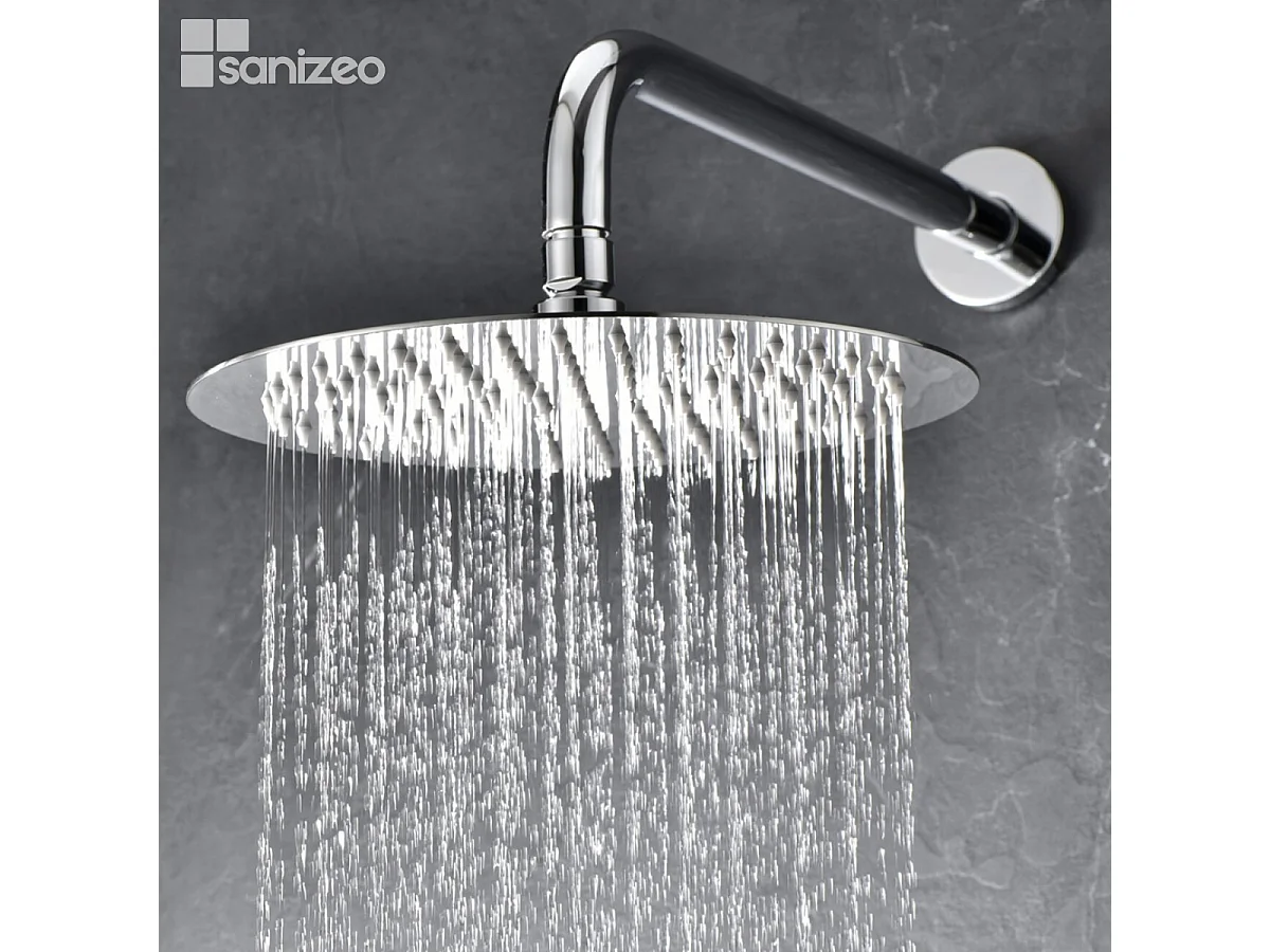 Colonne de Douche Encastrée chromé anti-calcaire - Design Moderne et Économie d'eau - Kit Complet DELOS IMEX