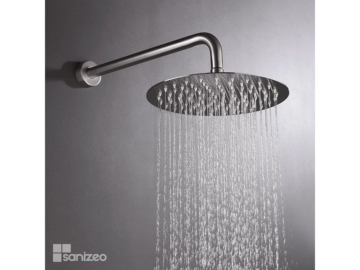 Colonne de Douche Encastrée avec Mitigeur Thermostatique acier inoxydable anti-calcaire - Design Moderne - MOSCU IMEX