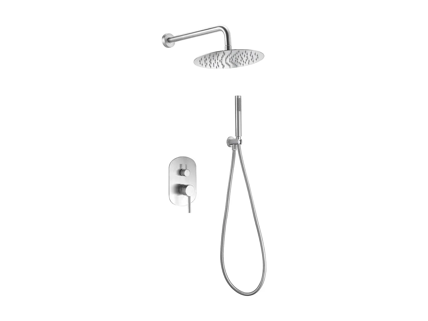 Colonne de Douche Encastrée Anti-Calcaire Acier Inoxydable Intérieur / Extérieur IMEX MOSCU GTK034