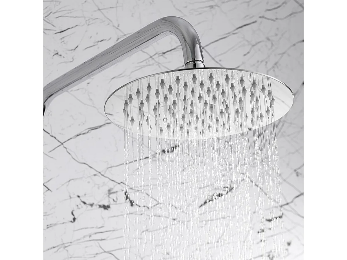 Colonne de Douche avec Mitigeur Thermostatique chromé anti-calcaire - Design Moderne - MONZA IMEX