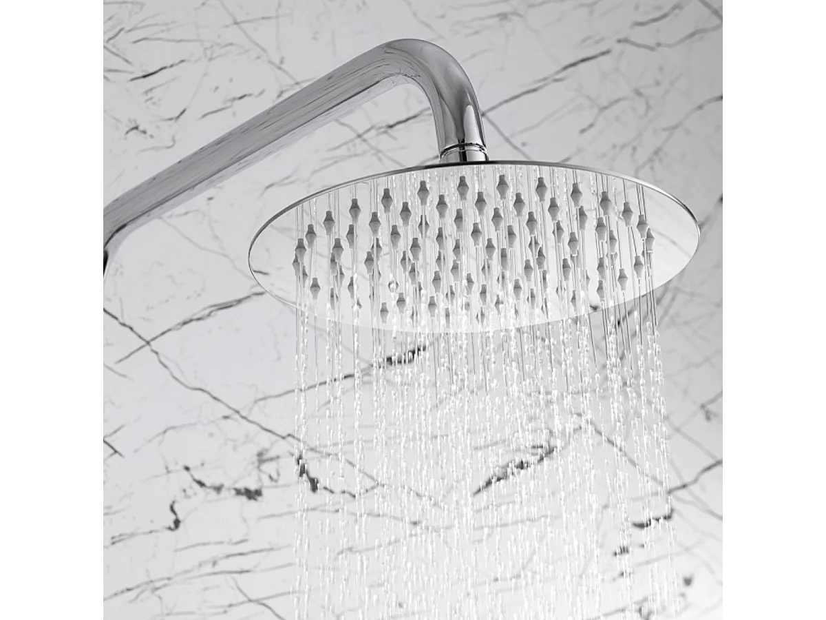 Colonne de Douche avec Mitigeur Thermostatique chromé anti-calcaire - Design Moderne - MONZA IMEX