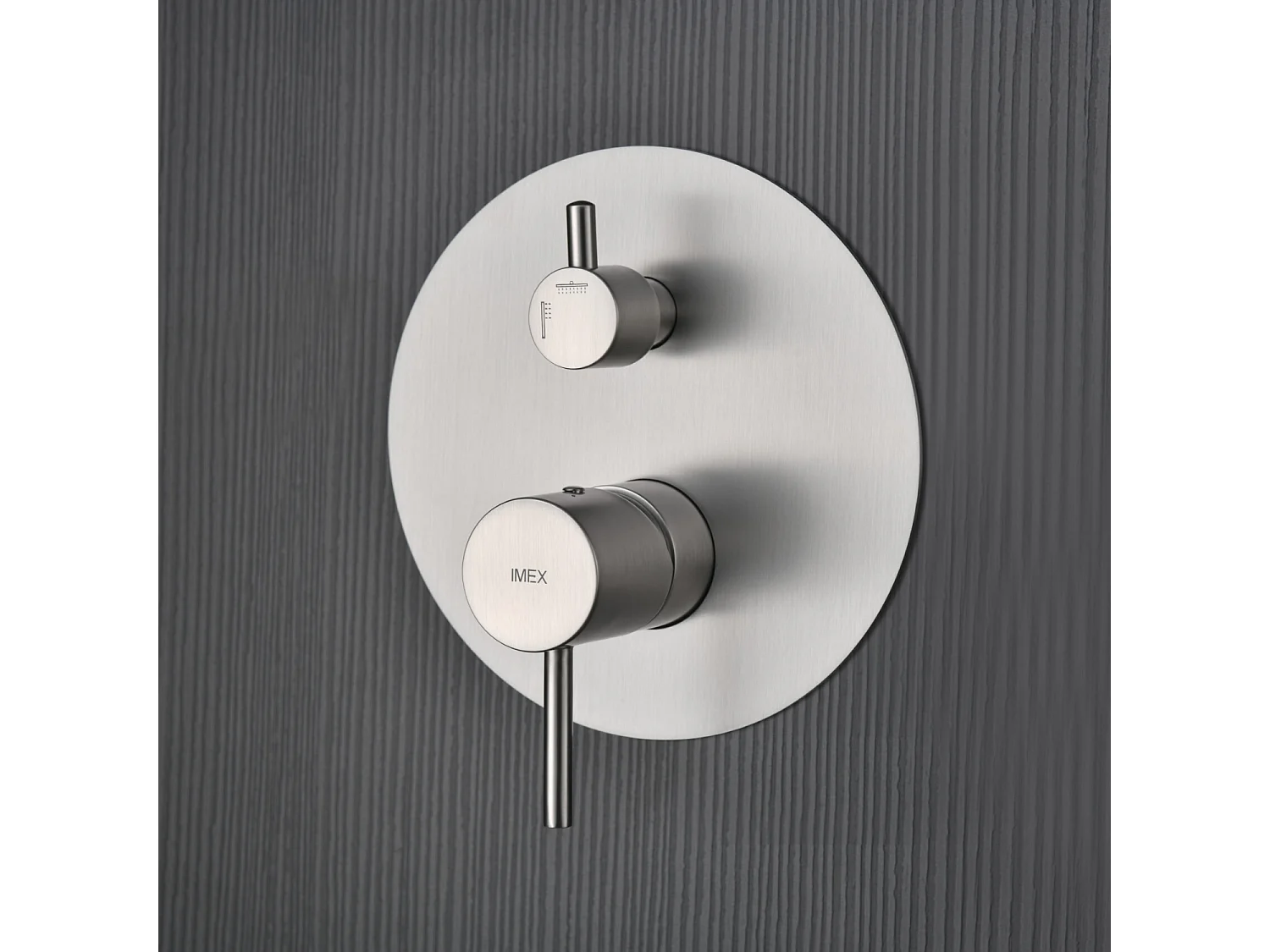 Colonne de Douche Encastrée Anti-Calcaire Chrome IMEX MONZA GPM039