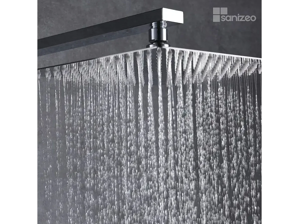 Colonne de Douche chromé anti-calcaire - Design Moderne et Économie d'eau - Kit Complet SUECIA IMEX