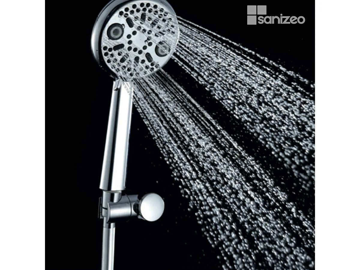 Colonne de Douche avec Mitigeur Thermostatique chromé anti-calcaire - Design Moderne - CRETA IMEX