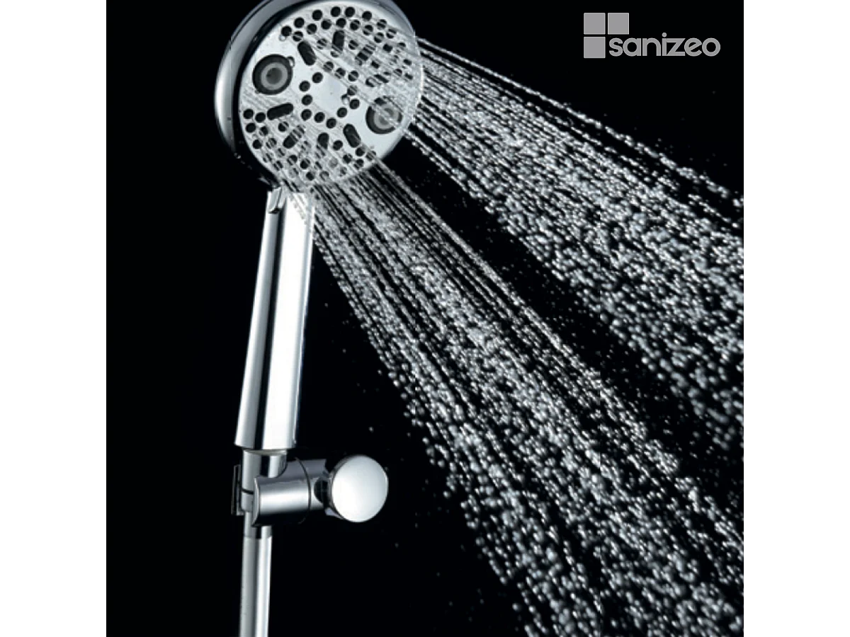 Colonne de Douche avec Mitigeur Thermostatique chromé anti-calcaire - Design Moderne - CRETA IMEX