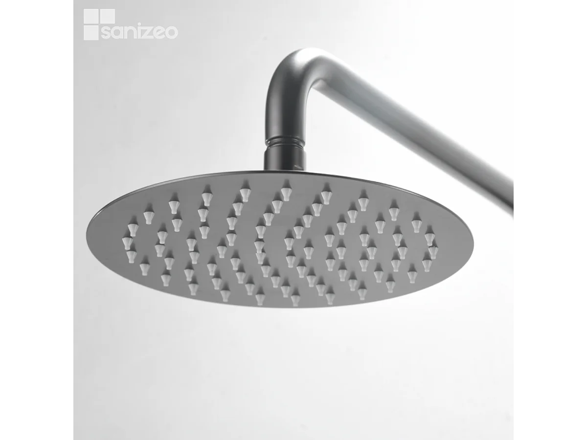 Colonne de Douche Encastrée noir métal anti-calcaire - Design Moderne et Économie d'eau - Kit Complet DELOS IMEX