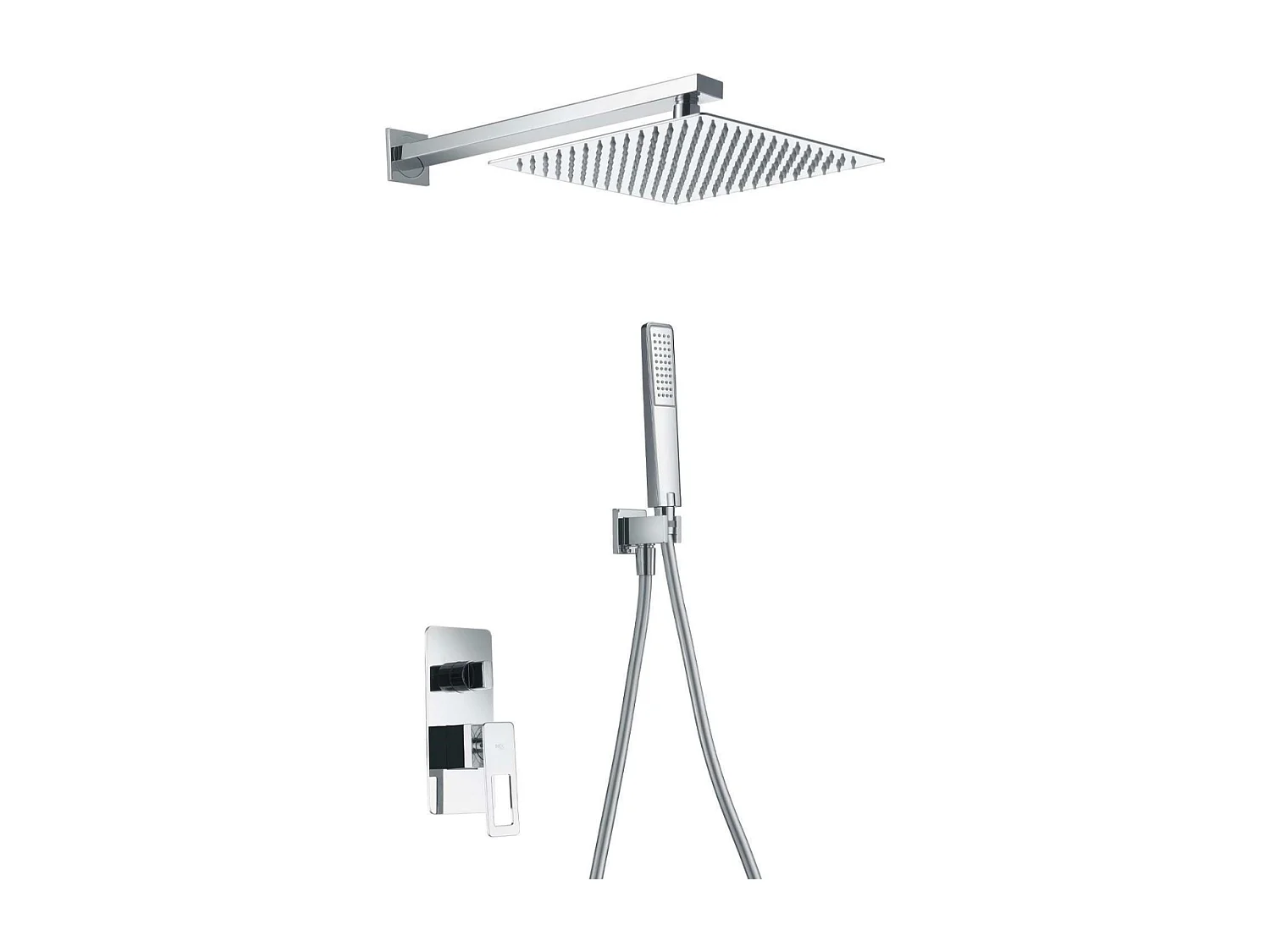 Colonne de Douche Encastrée chromé anti-calcaire - Design Moderne et Économie d'eau - Kit Complet SUECIA IMEX
