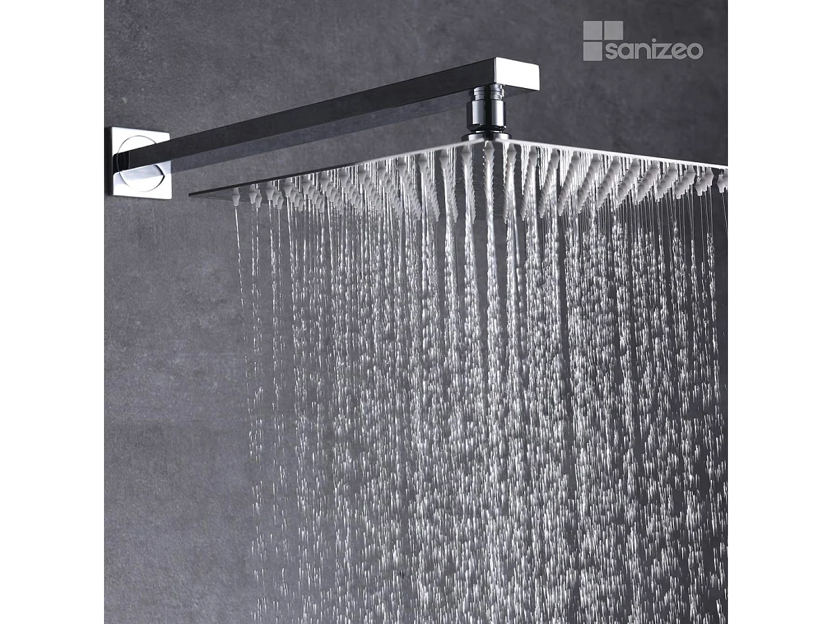 Colonne de Douche Encastrée chromé anti-calcaire - Design Moderne et Économie d'eau - Kit Complet SUECIA IMEX