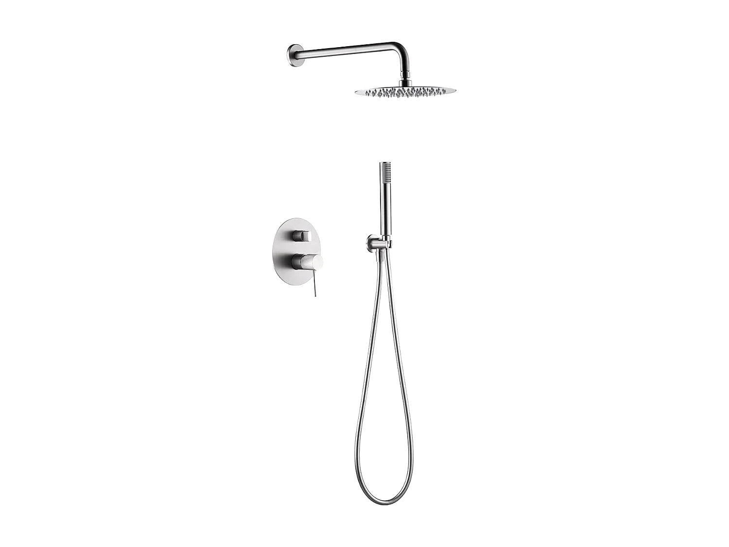 Colonne de Douche Encastrée chromé anti-calcaire - Design Moderne et Économie d'eau - Kit Complet LINE IMEX