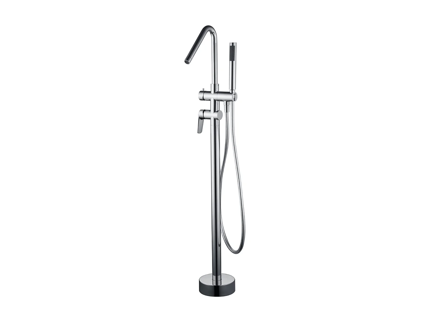 Robinet Mitigeur de Baignoire anti-calcaire sur pied Chrome BELGICA BBEZ044