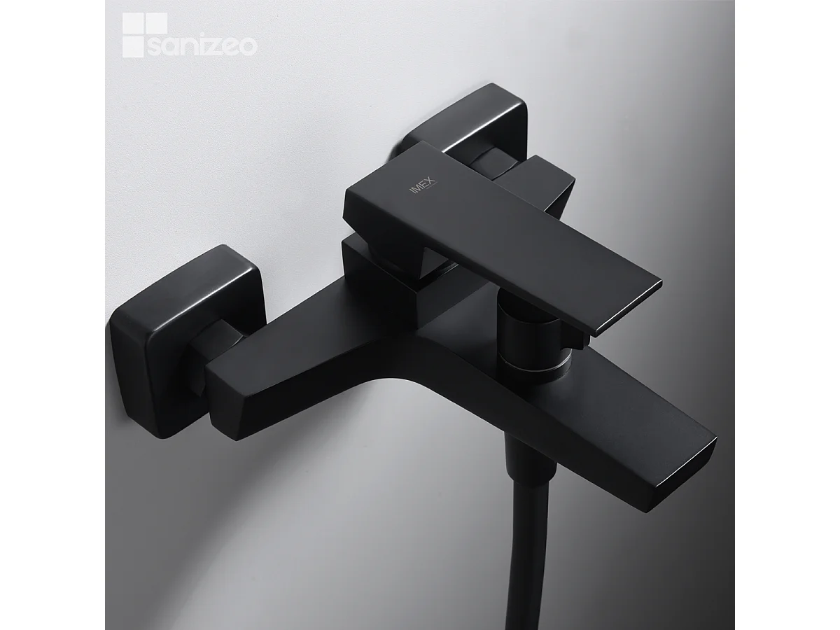 Ensemble Bain/Douche Anti-Calcaire Noir Mat ART BDAR025-4NG