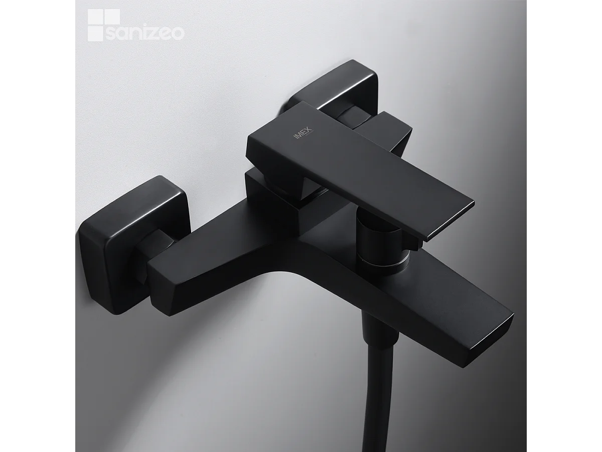 Ensemble Bain/Douche Anti-Calcaire Noir Mat ART BDAR025-4NG