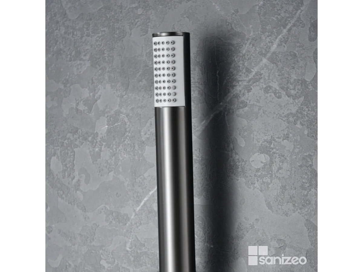 Ensemble Bain/Douche Anti-Calcaire Chrome BELGICA BDZ044-4