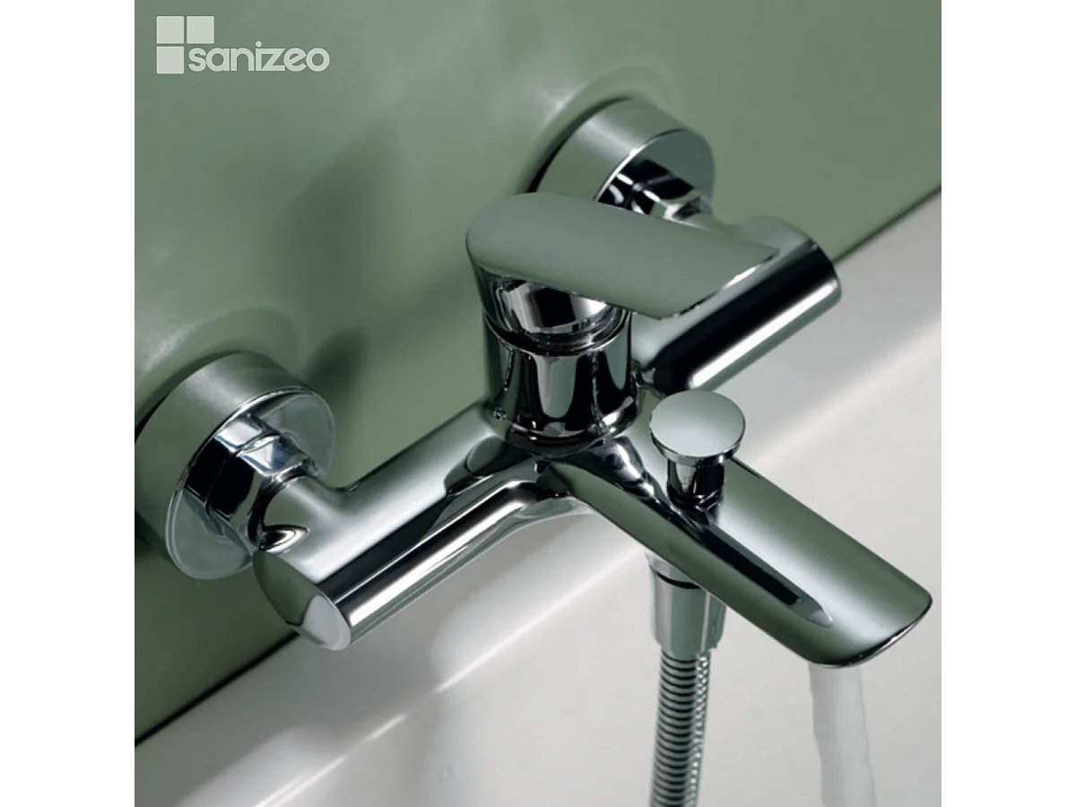 Ensemble Bain/Douche Anti-Calcaire Chrome URAL BDG040-4