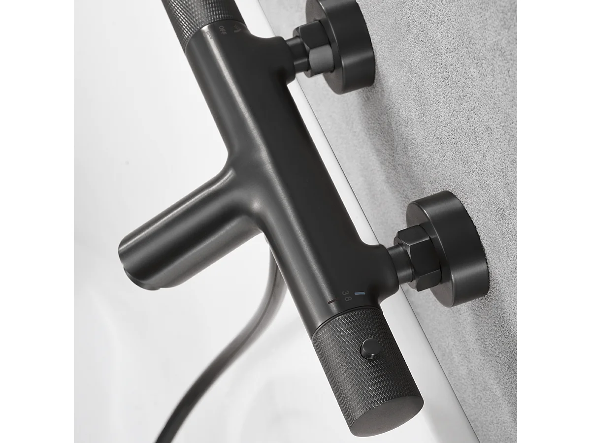 Ensemble Bain/Douche Anti-Calcaire Chrome URAL BDG040-4