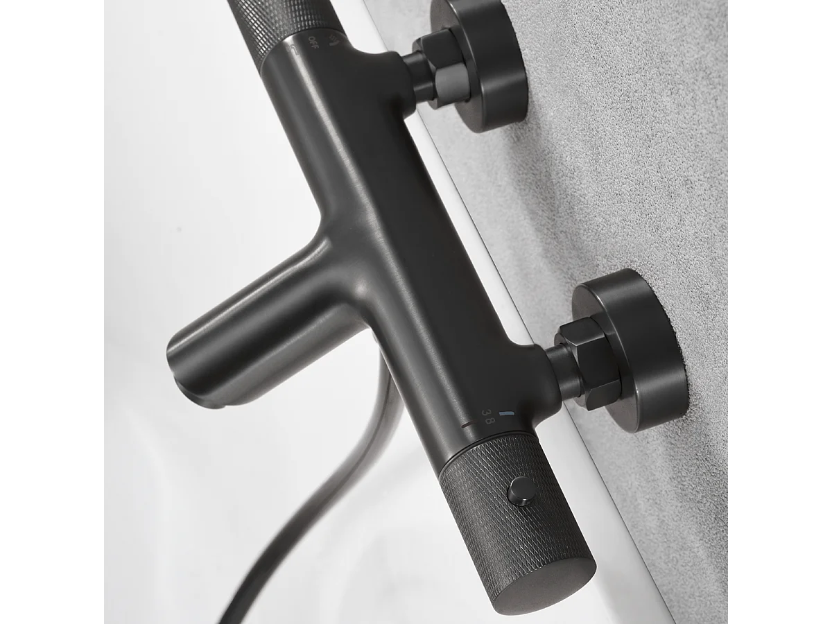 Ensemble Bain/Douche Anti-Calcaire Chrome URAL BDG040-4