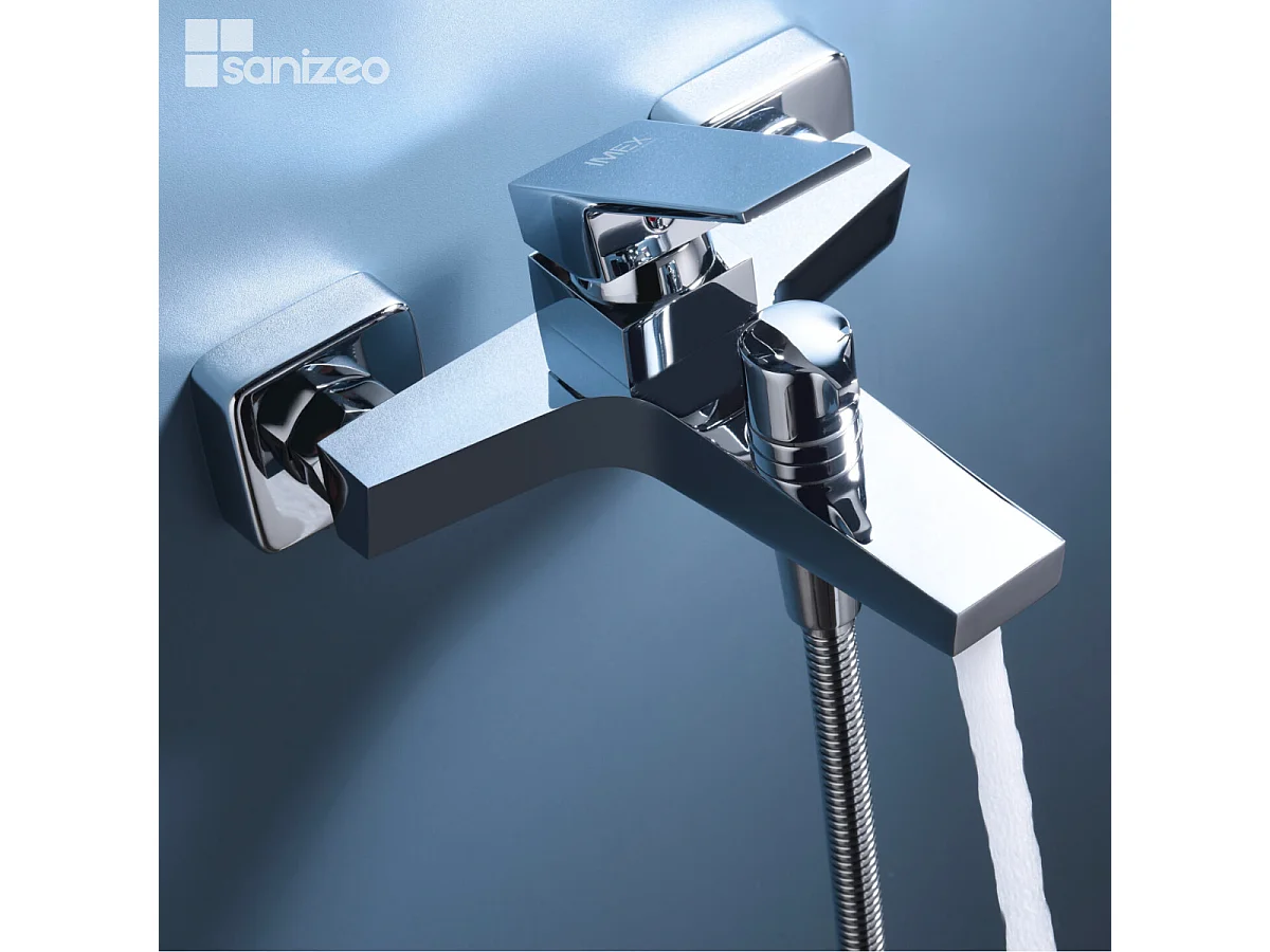 Ensemble Bain/Douche Anti-Calcaire Chrome ART BDAR025-4