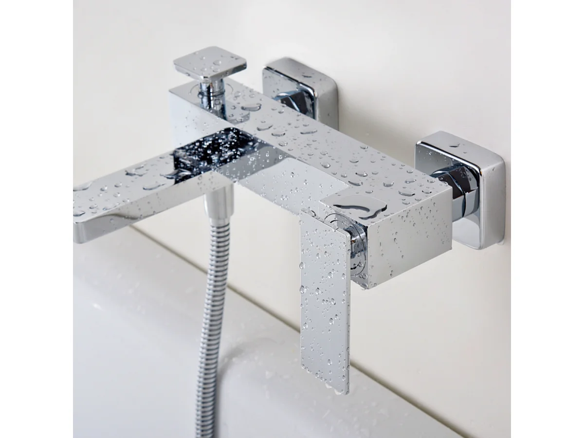 Ensemble Bain/Douche Anti-Calcaire Chrome PISA BDP048-4