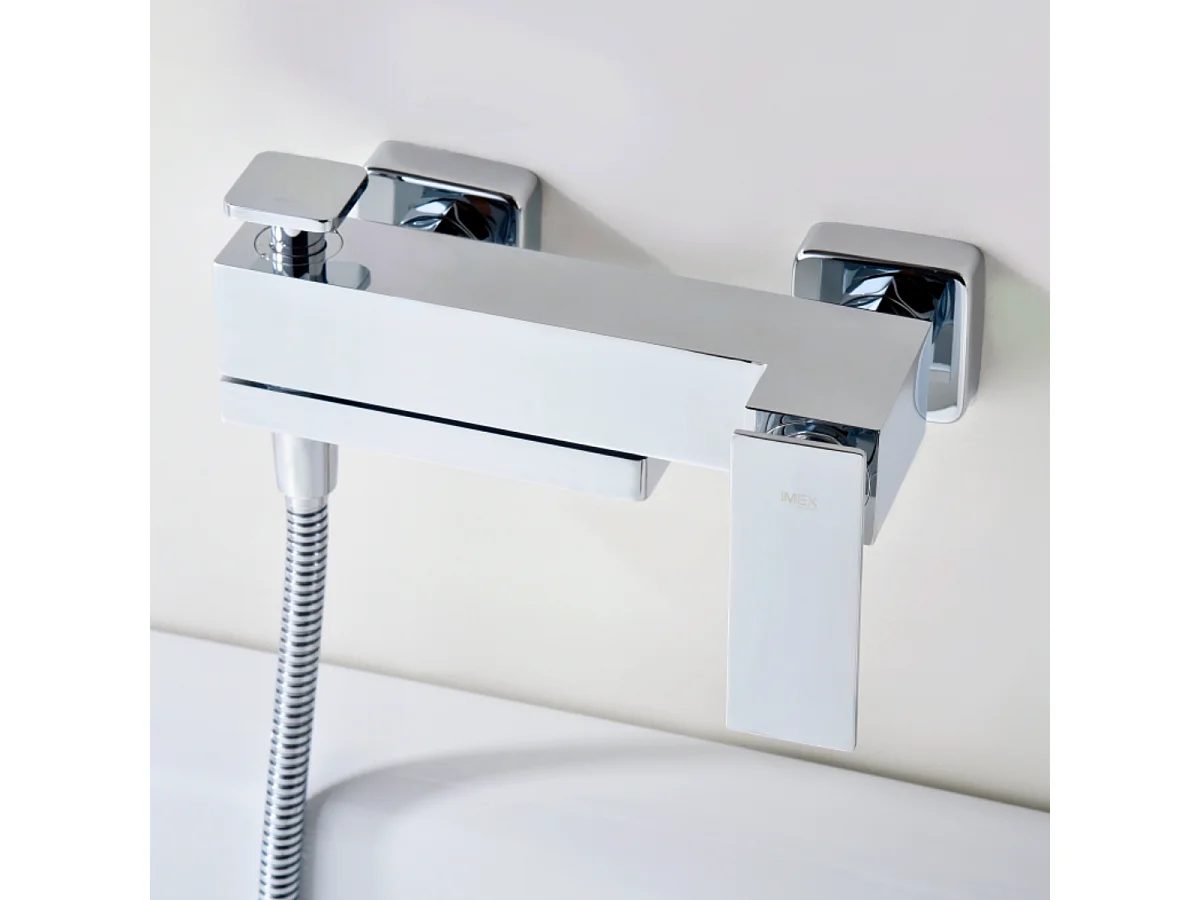 Ensemble Bain/Douche Anti-Calcaire Chrome PISA BDP048-4