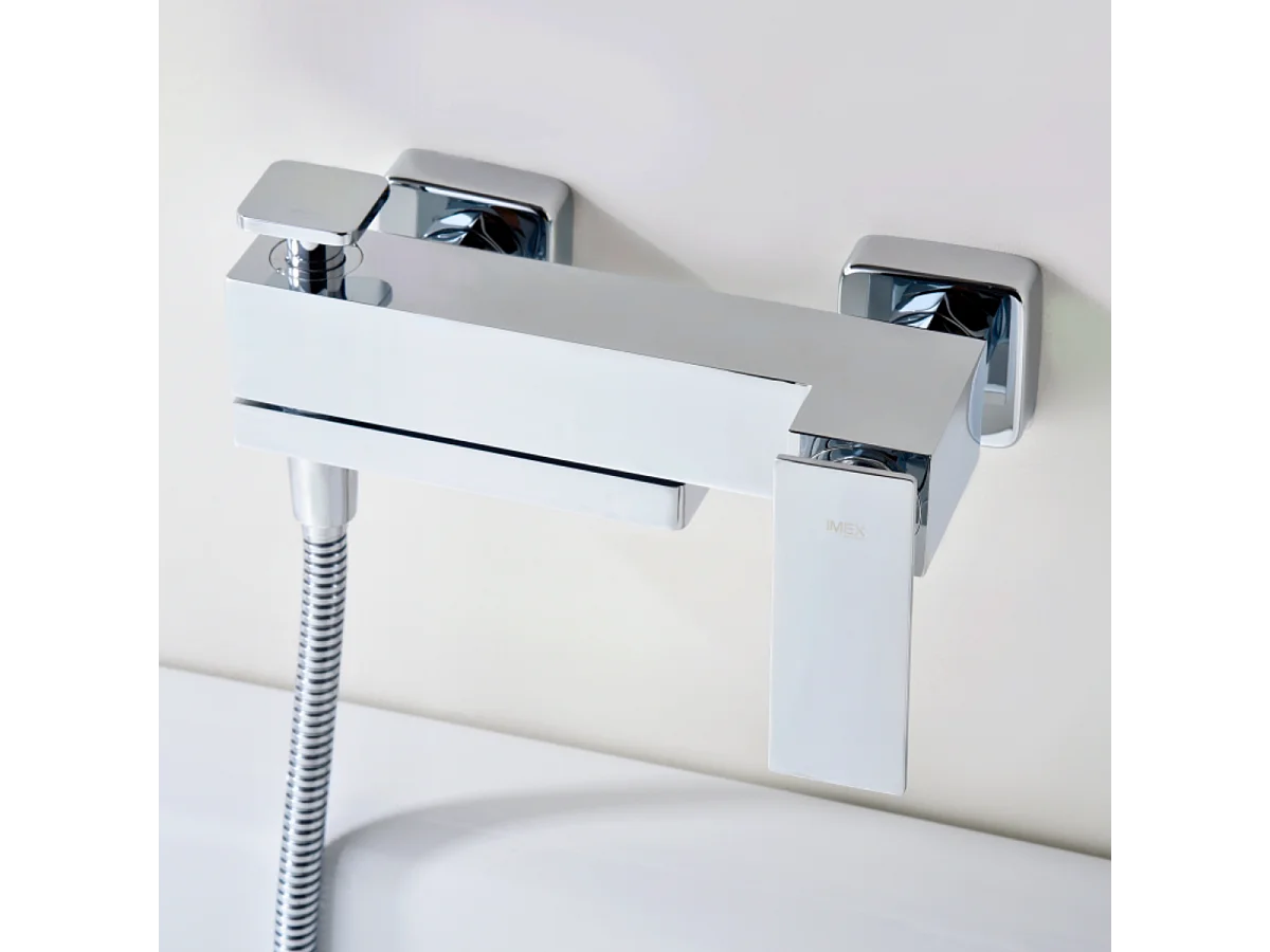 Ensemble Bain/Douche Anti-Calcaire Chrome PISA BDP048-4