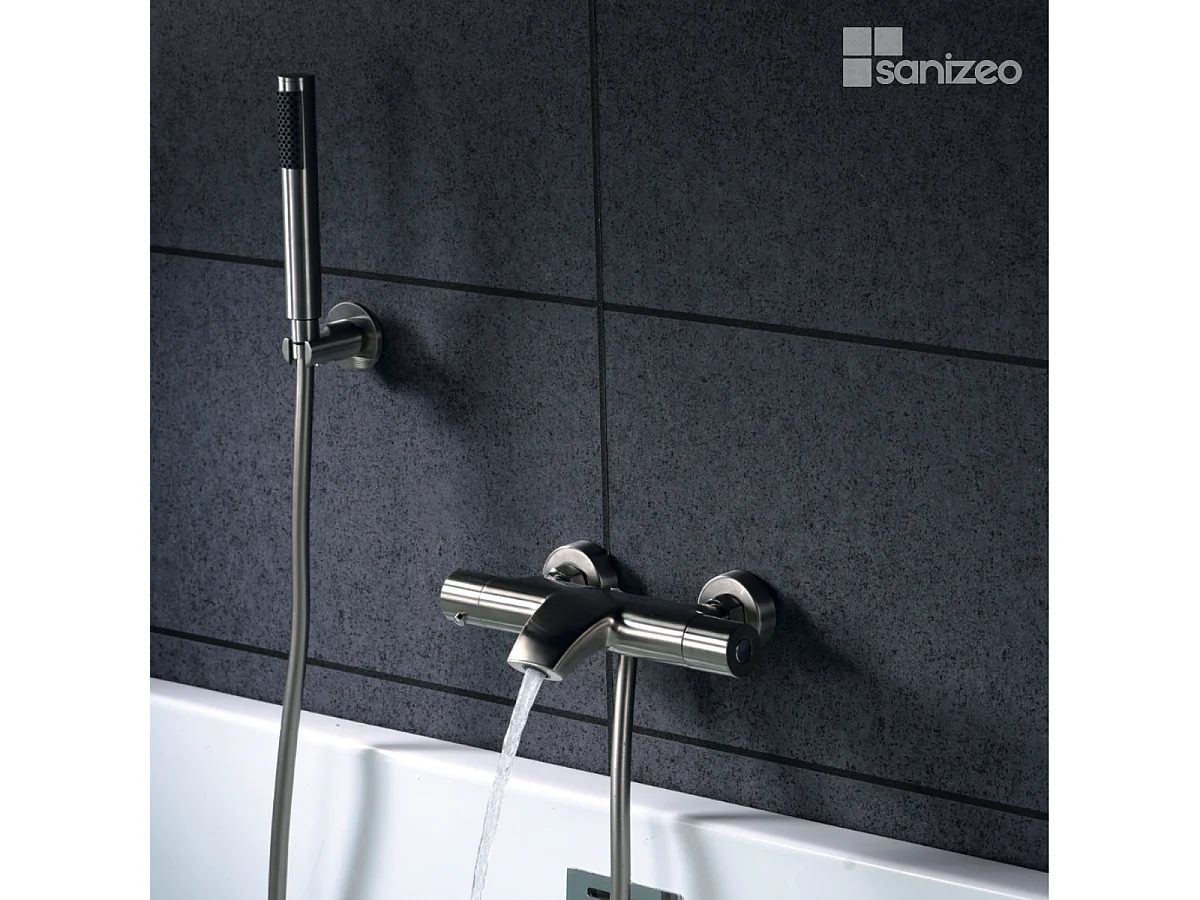 Robinet Mitigeur de Baignoire en Acier Inoxydable Intérieur / Extérieur IMEX MOSCU BDK034-4