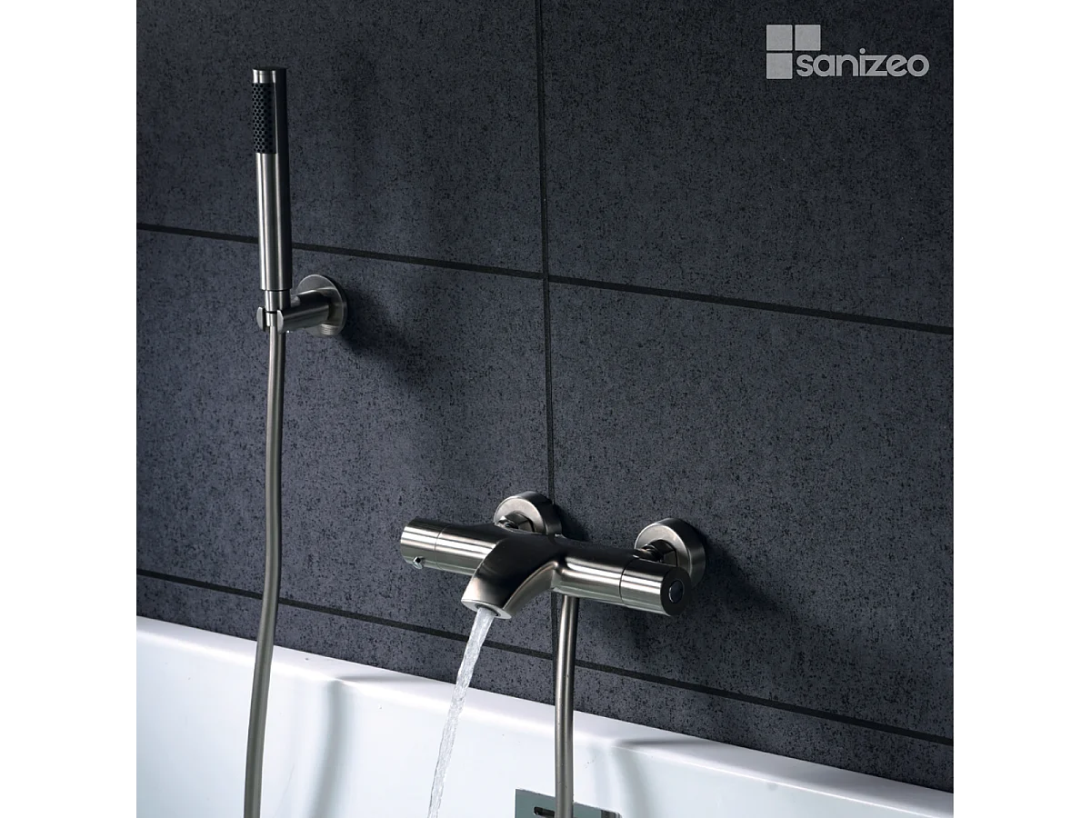 Robinet Mitigeur de Baignoire en Acier Inoxydable Intérieur / Extérieur IMEX MOSCU BDK034-4