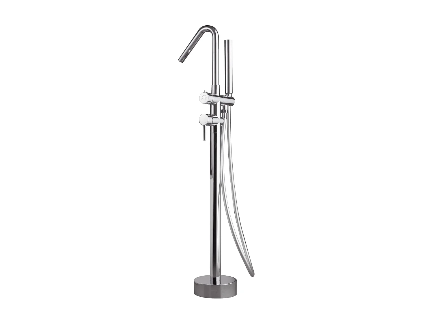 Robinet Mitigeur de Baignoire sur Pied Chrome CORCEGA BBECO1