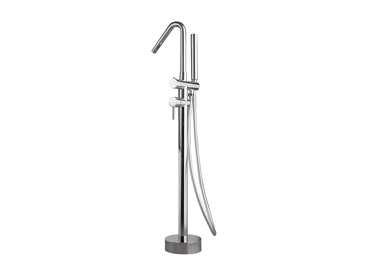 Robinet Mitigeur de Baignoire sur Pied Chrome CORCEGA BBECO1