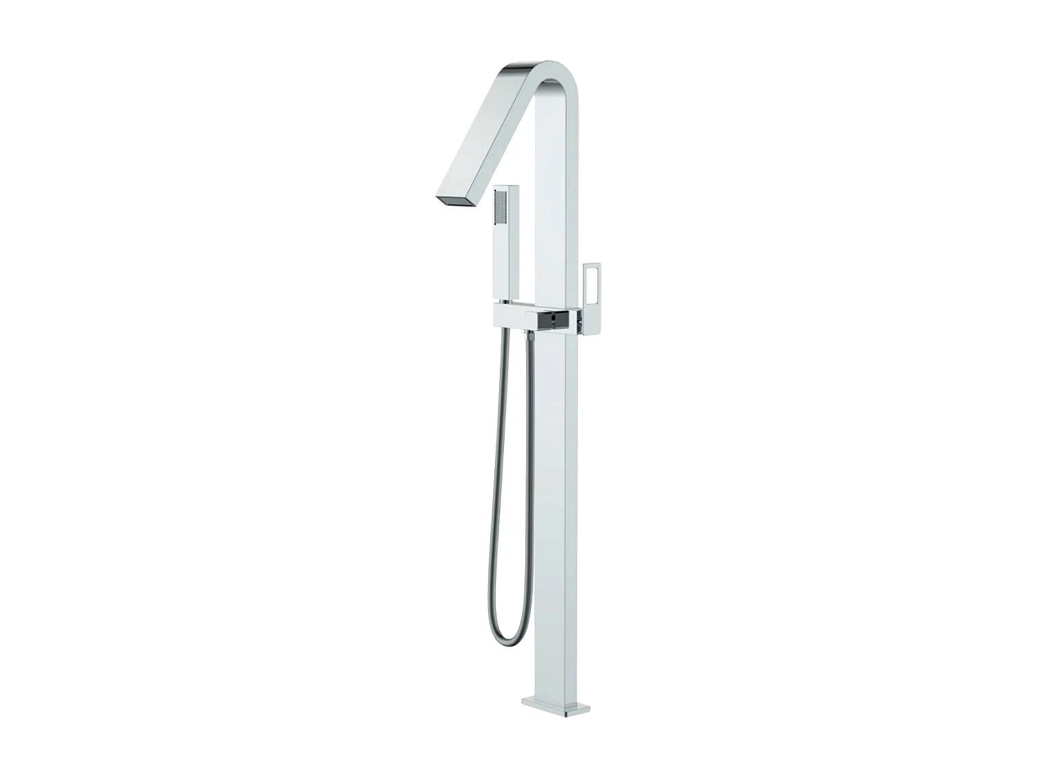 Robinet Mitigeur de Baignoire sur pied avec Douchette Chrome SUECIA BBEC32