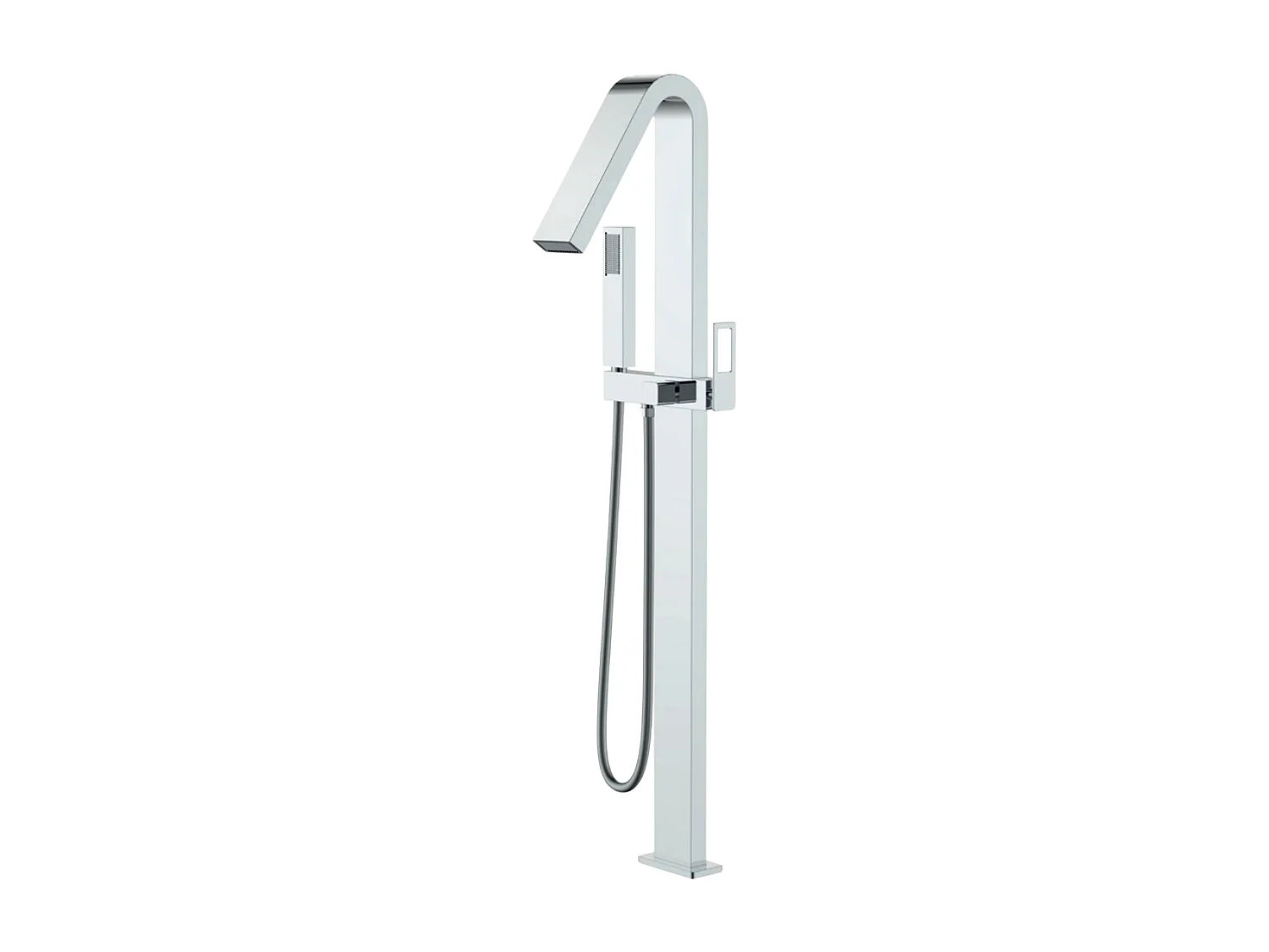 Robinet Mitigeur de Baignoire sur pied avec Douchette Chrome SUECIA BBEC32