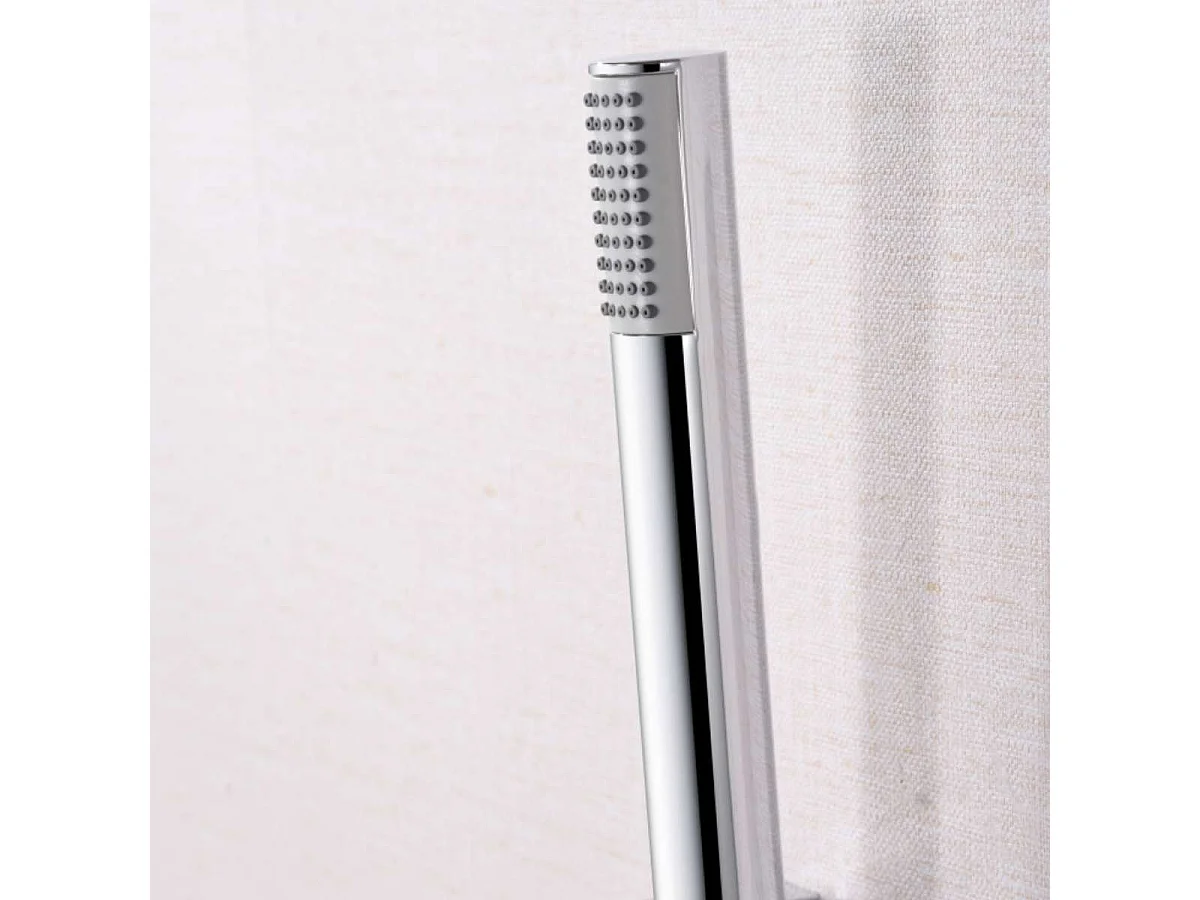 Ensemble de Douche Anti-Calcaire Thermostatique Or Brossé LINE BTD038-5OC