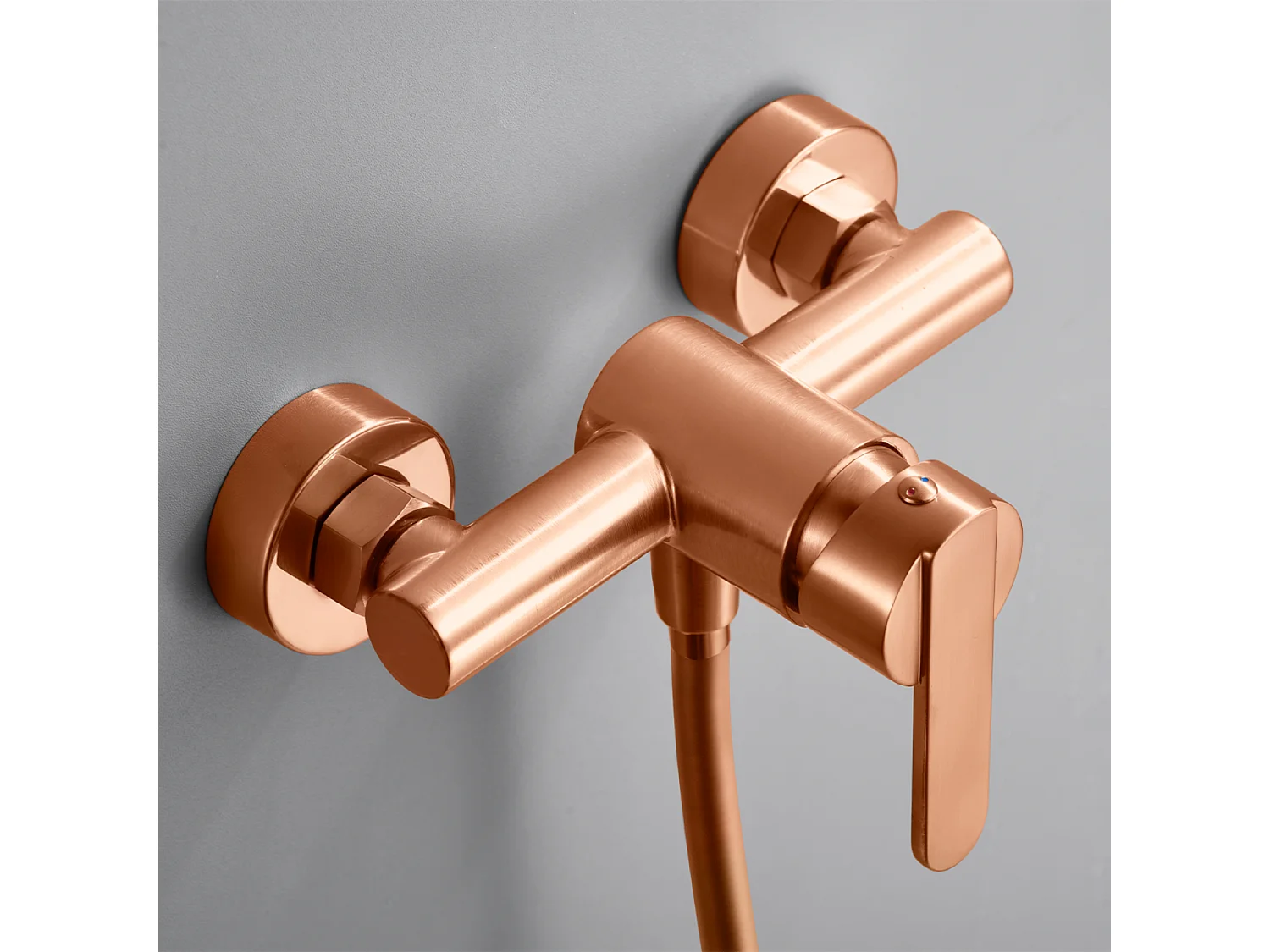 Ensemble de Douche Anti-Calcaire Or Rose Cuivré ROMA BDR001-5ORC