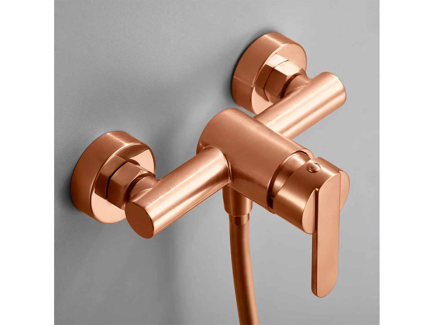 Ensemble de Douche Anti-Calcaire Or Rose Cuivré ROMA BDR001-5ORC