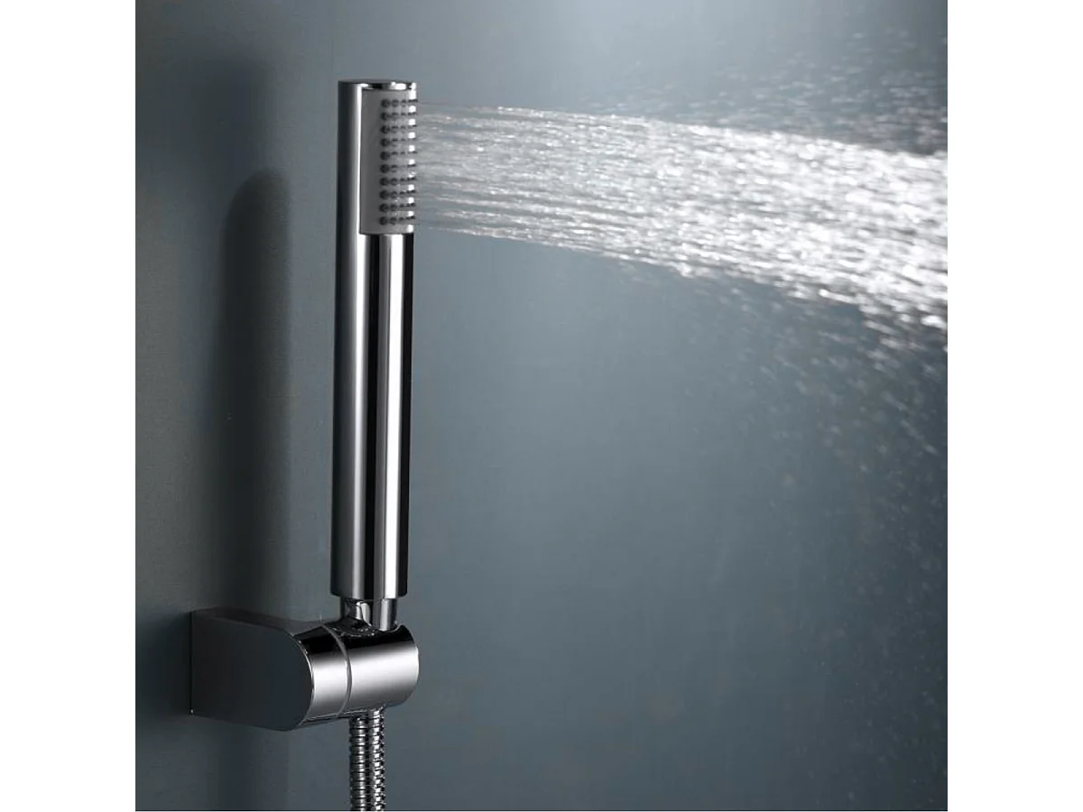 Ensemble de Douche Anti-Calcaire Thermostatique Chrome LINE BTD038-5