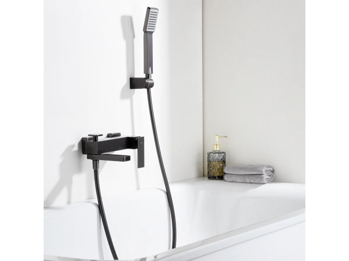 Ensemble de Douche Anti-Calcaire Thermostatique Chrome LINE BTD038-5