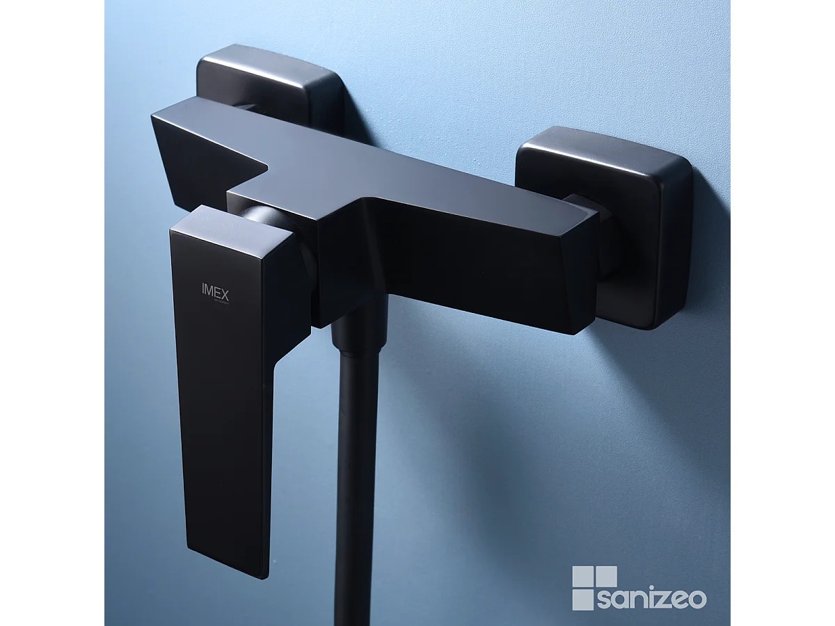 Ensemble de Douche Anti-Calcaire Noir Mat ART BDAR025-5NG