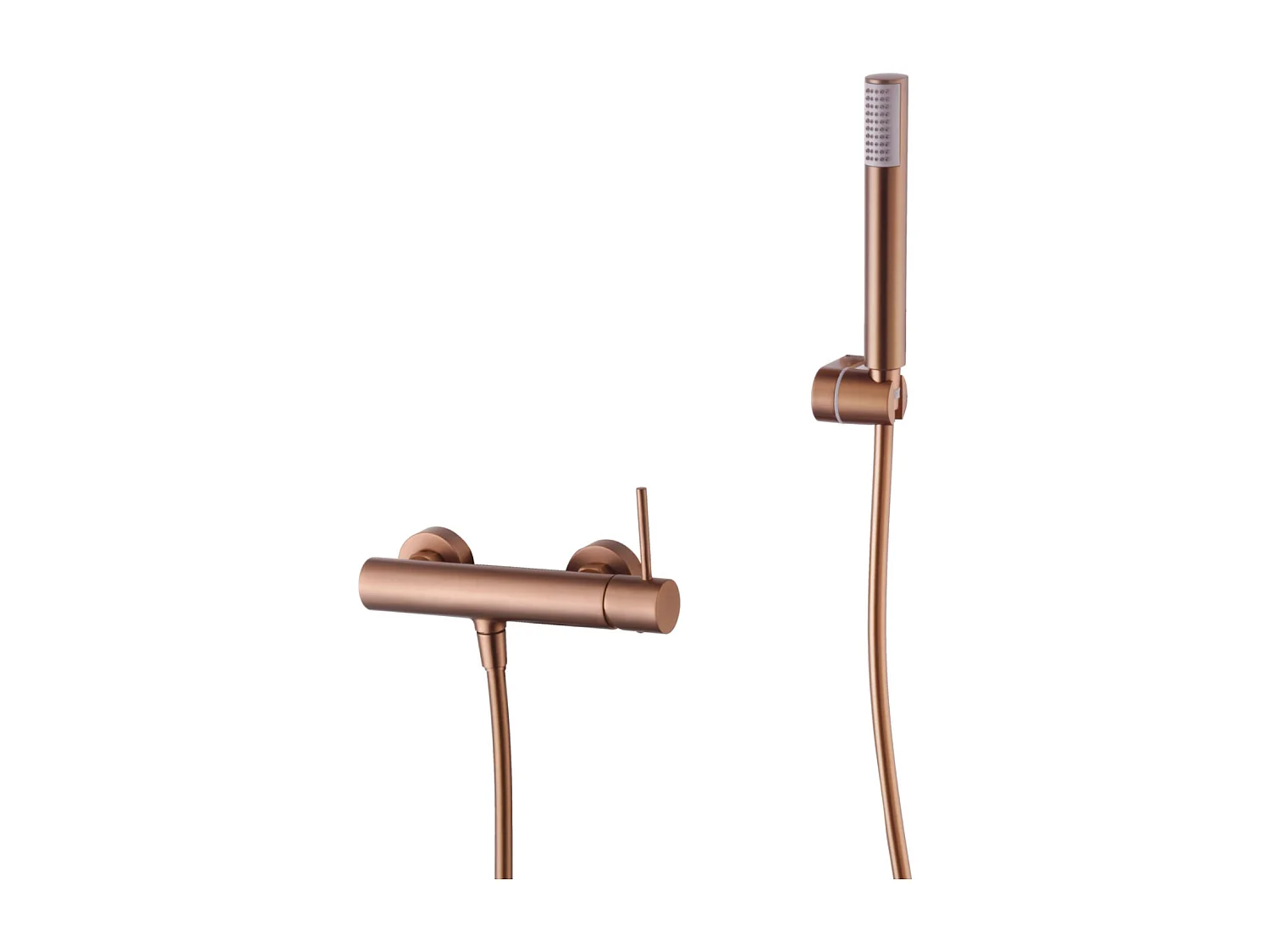 Ensemble de Douche Anti-Calcaire Or Rose Cuivré MONZA BDM039-5ORC