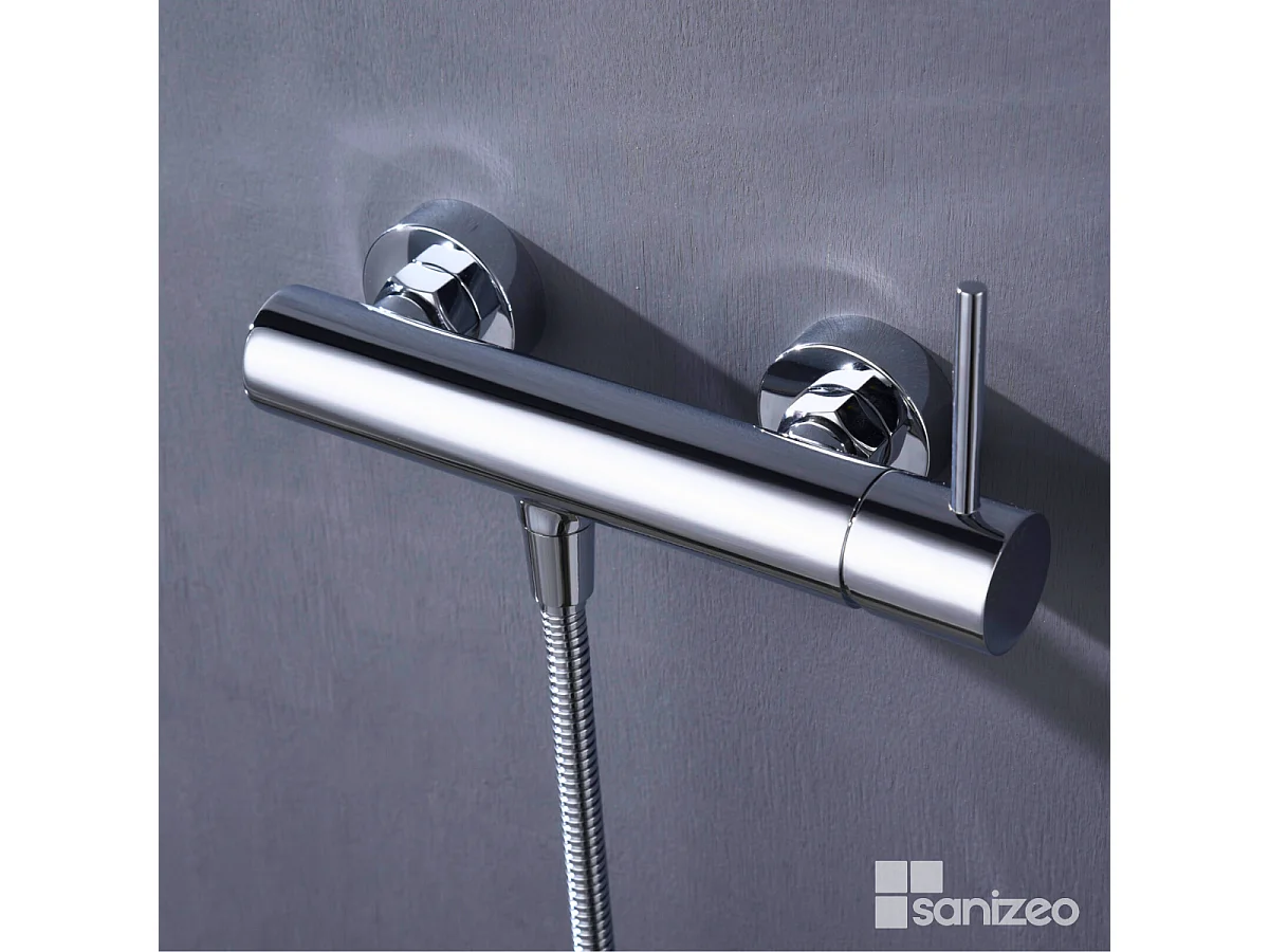 Ensemble de Douche Anti-Calcaire Chrome MONZA BDM039-5