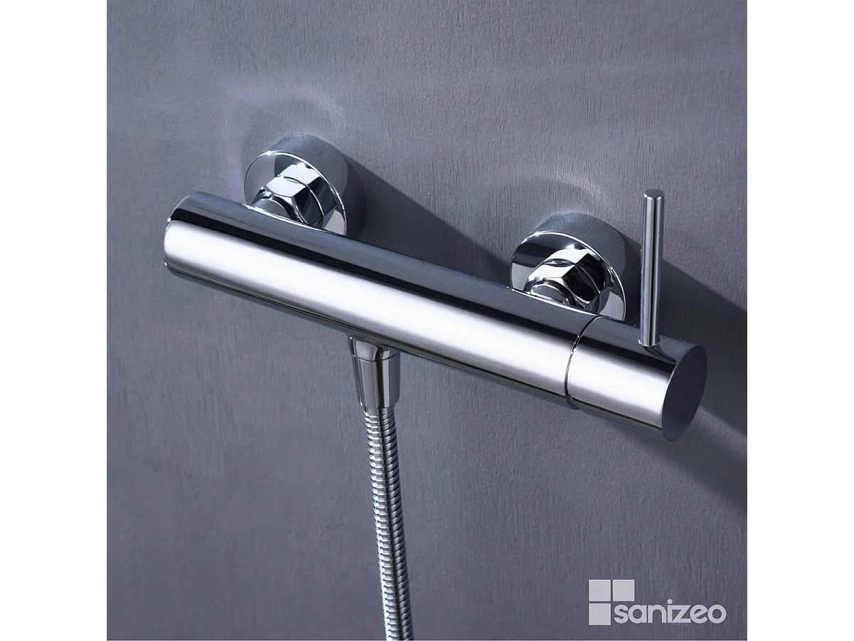 Ensemble de Douche Anti-Calcaire Chrome MONZA BDM039-5