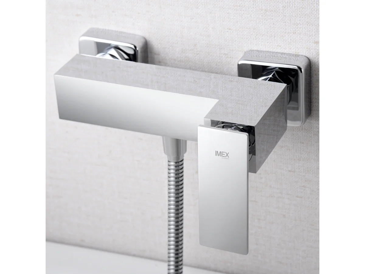 Ensemble de Douche Anti-Calcaire Chrome PISA BDP048-5
