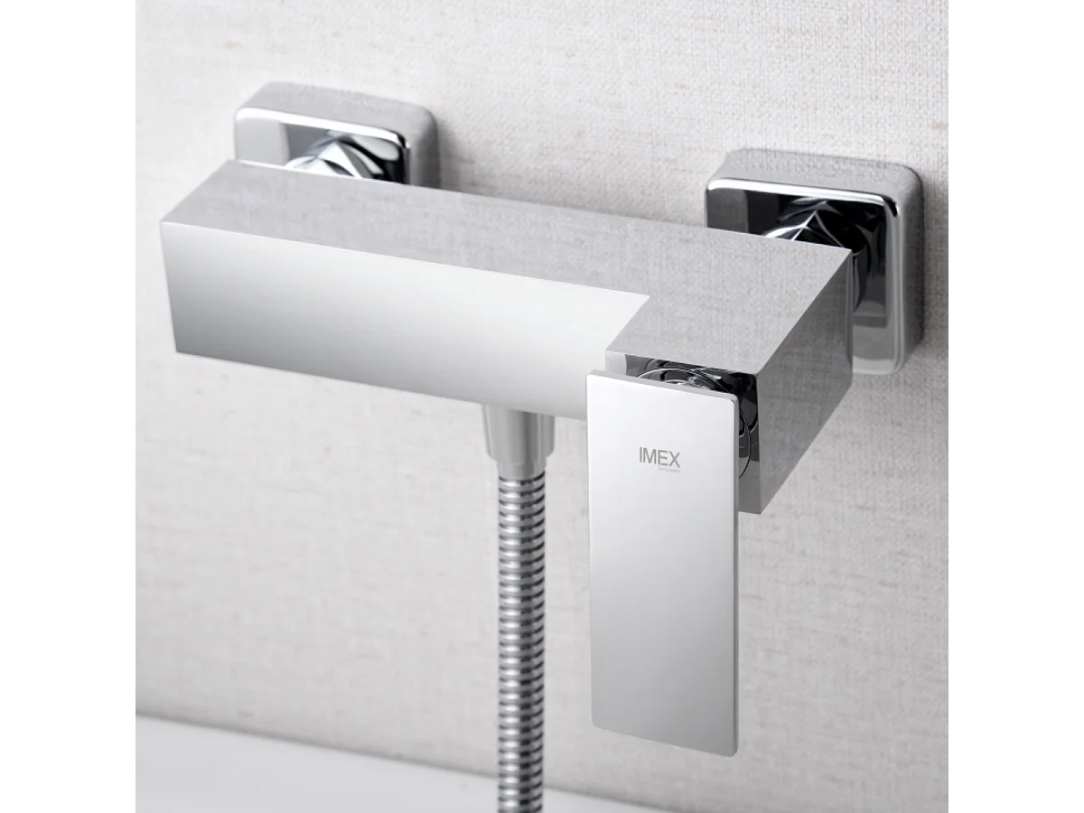 Ensemble de Douche Anti-Calcaire Chrome PISA BDP048-5