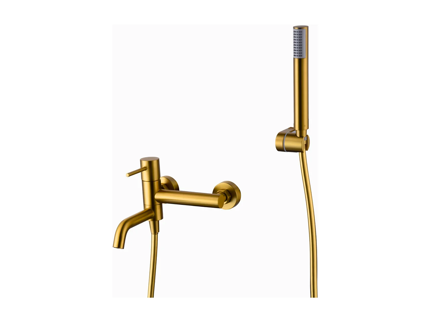 Ensemble de Douche Anti-Calcaire Or Brossé ROMA BDR001-5OC