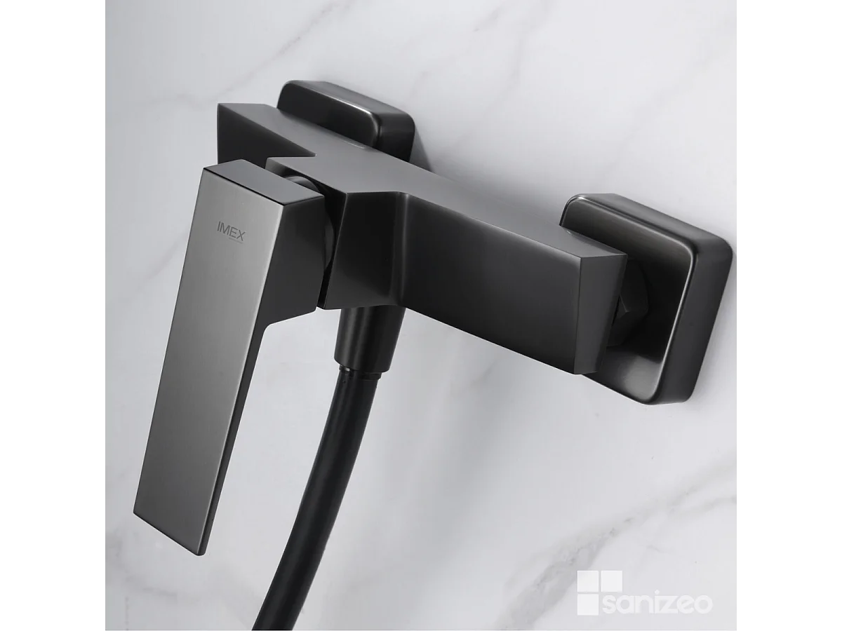 Ensemble de Douche Anti-Calcaire Black Gun Métal ART BDAR025-5BGM