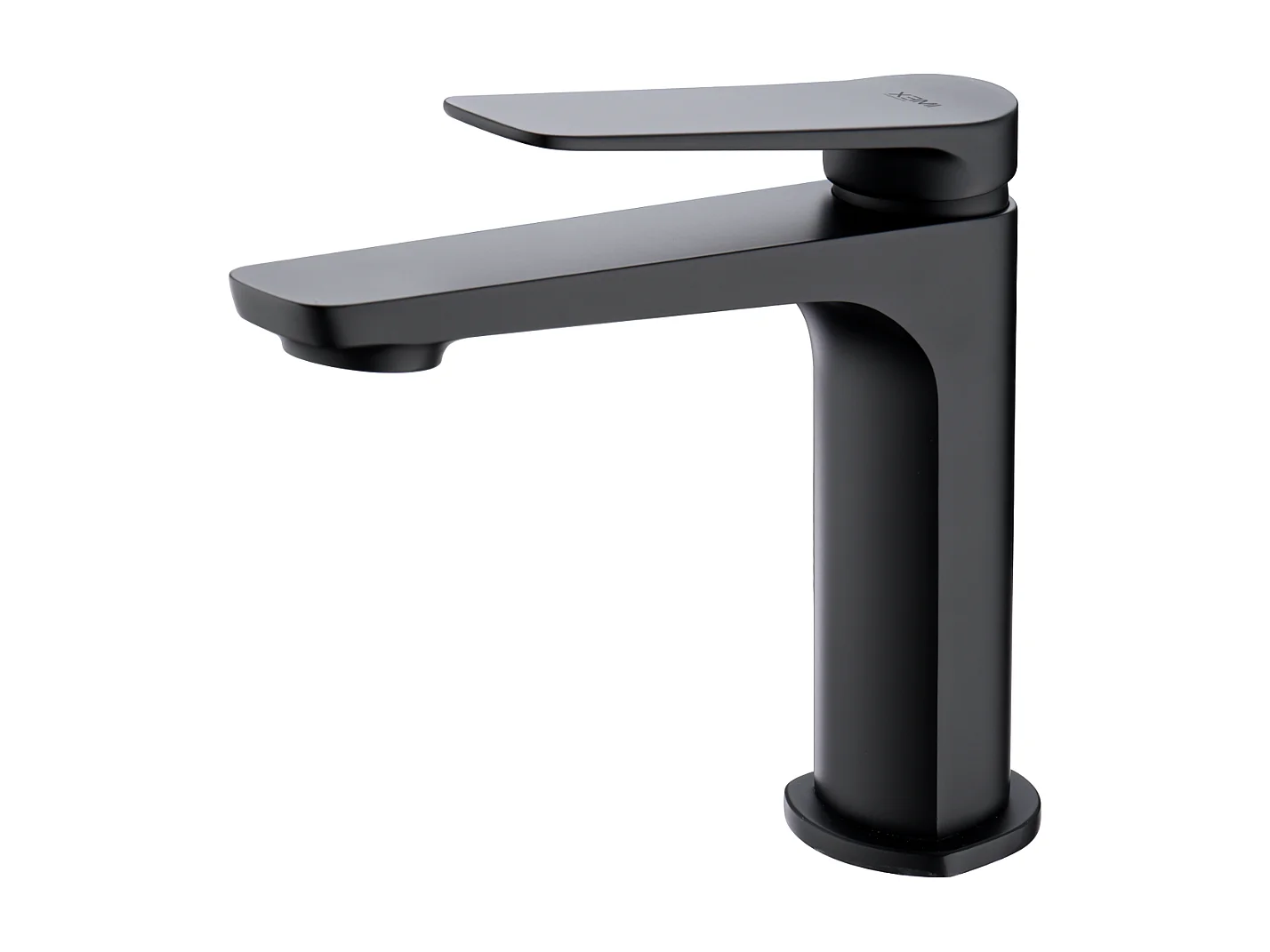 Mitigeur Lavabo Salle de Bain noir mat – Bec Bas Anti-Calcaire – Design Moderne - NAPOLES IMEX
